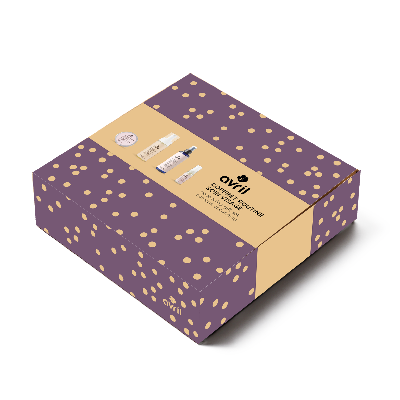 Coffret Rotina de Rosto com cuidados faciais em caixa reciclada
